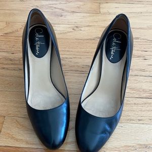 Cole Haan black leather heels